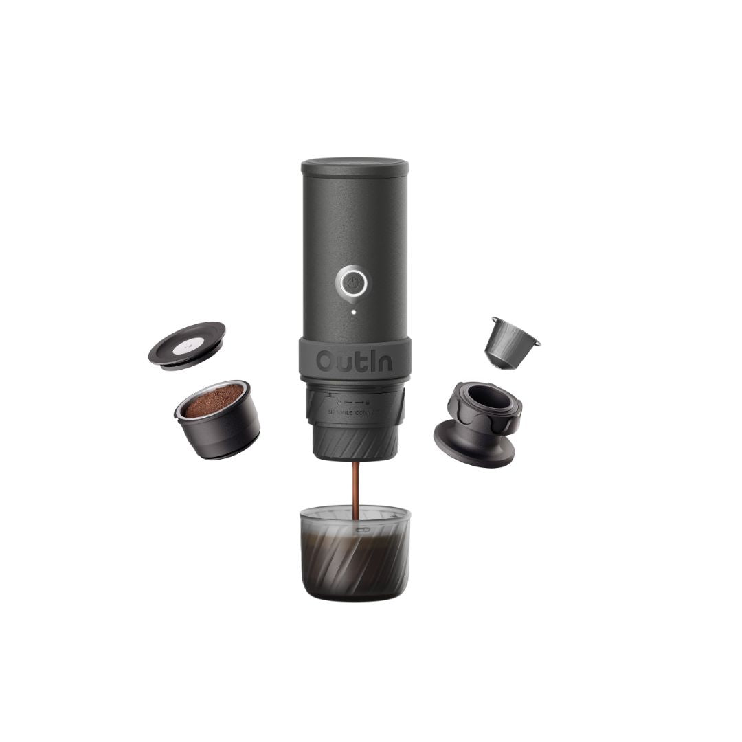 Mino Portable Electric Espresso Machine (Space Gray)