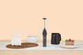 OutIn LattoGo milk frother in Tundra Brown