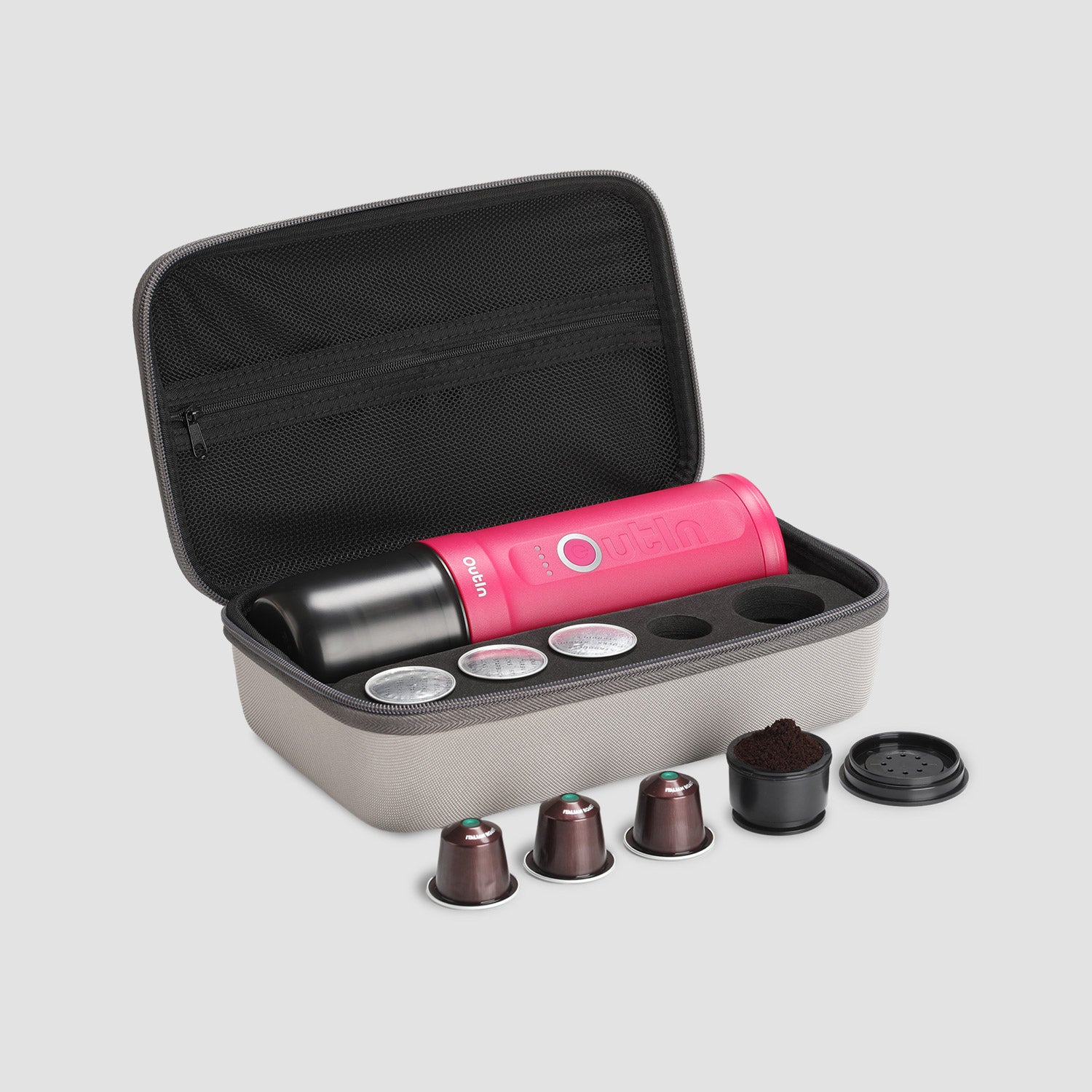 Nano Portable Espresso Machine (Fuchsia Pink)