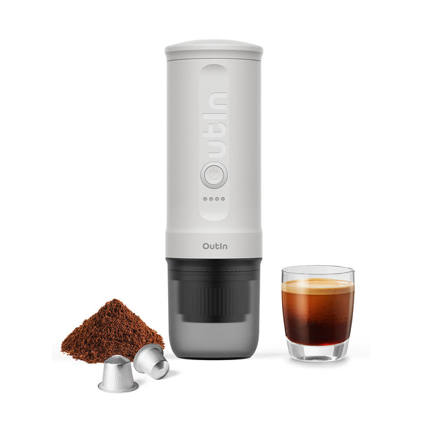 Nano Portable Espresso Machine (Pearl White)