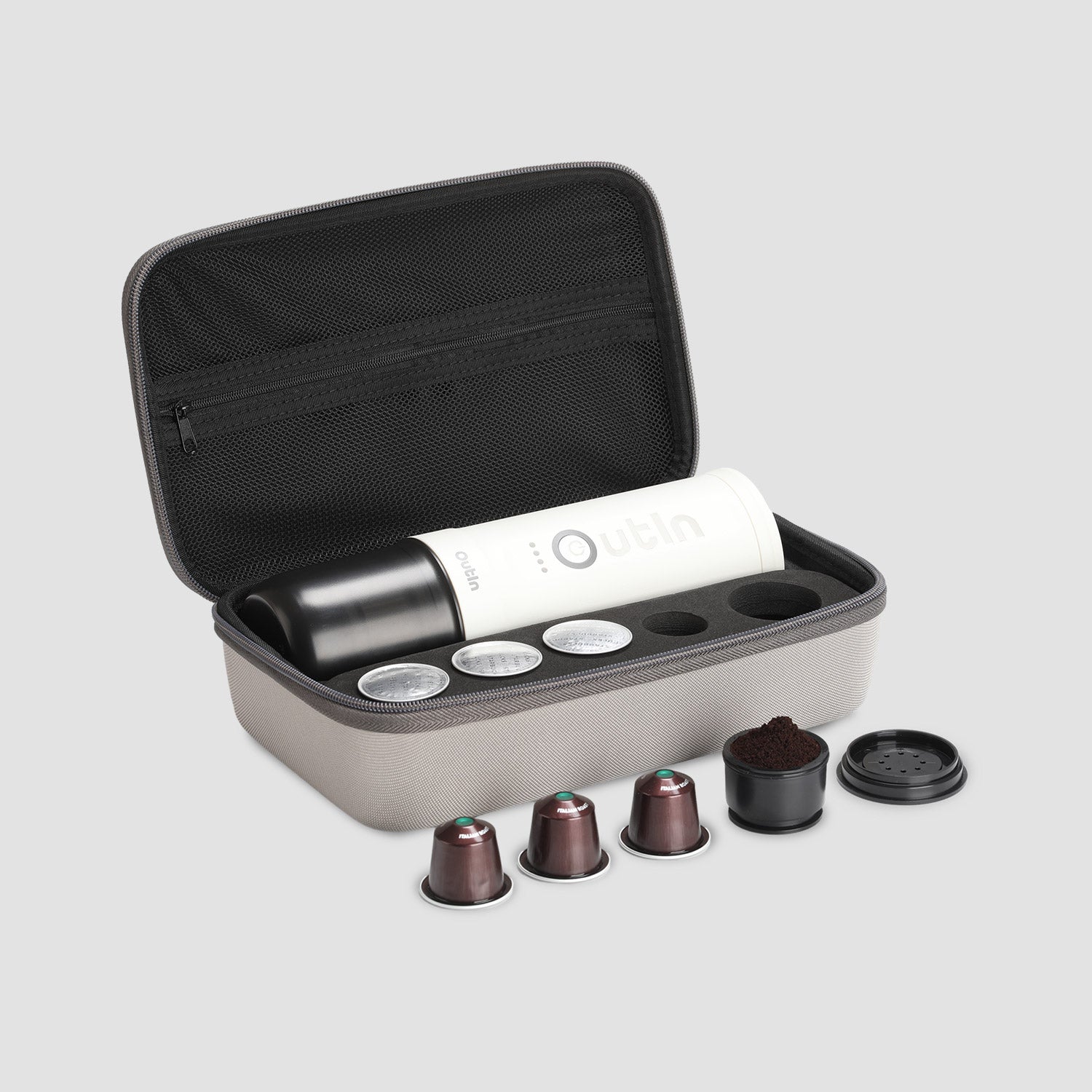 Nano Portable Espresso Machine (Pearl White)