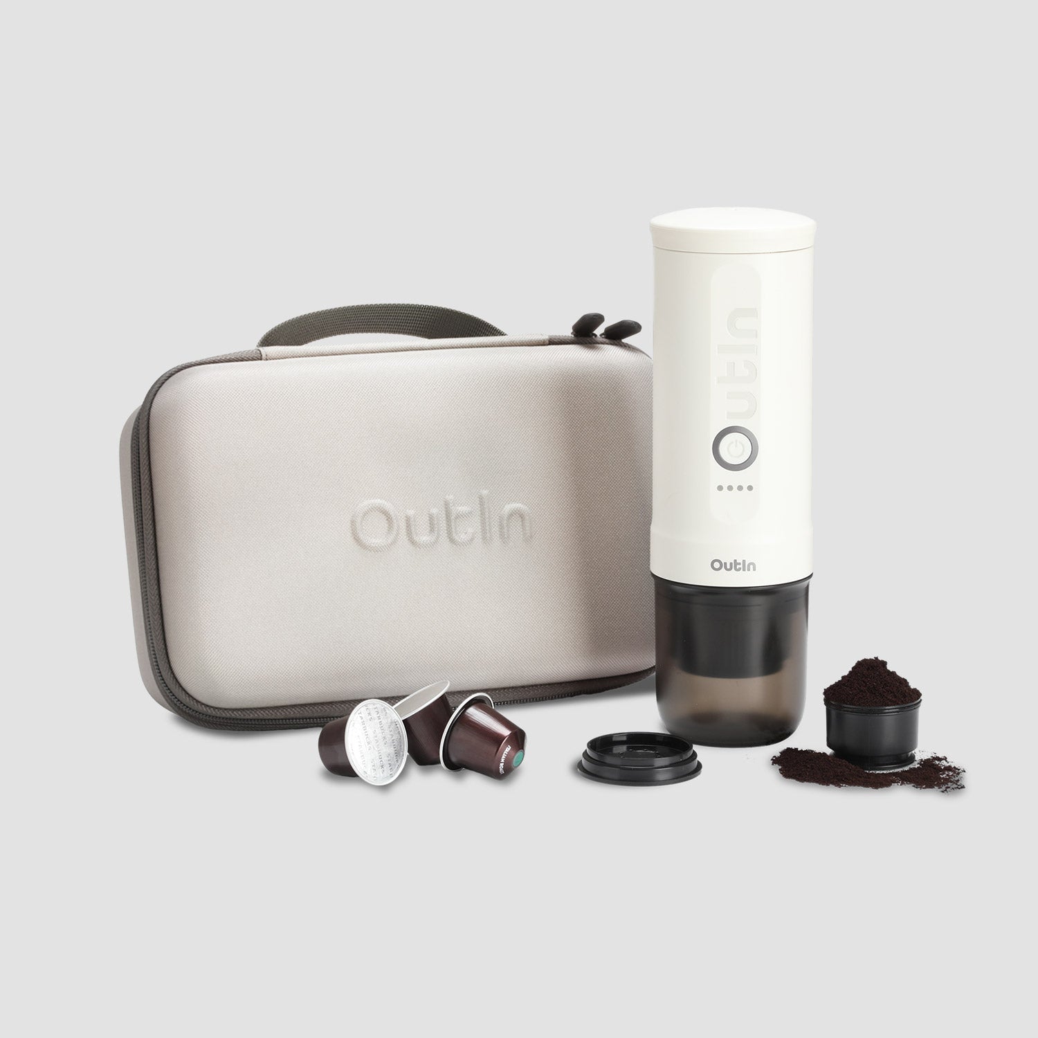 Nano Portable Espresso Machine (Pearl White)