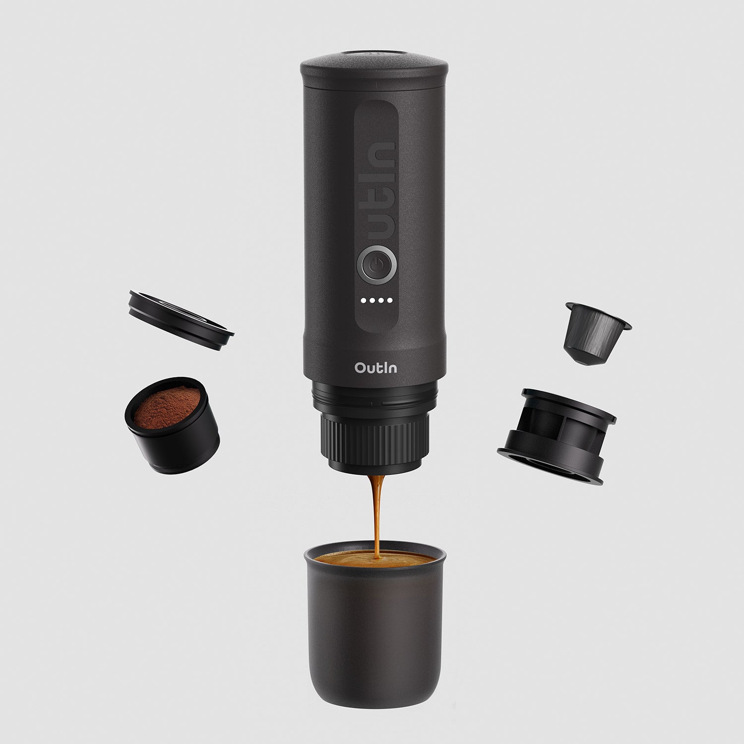 Nano Portable Espresso Machine (Space Grey)