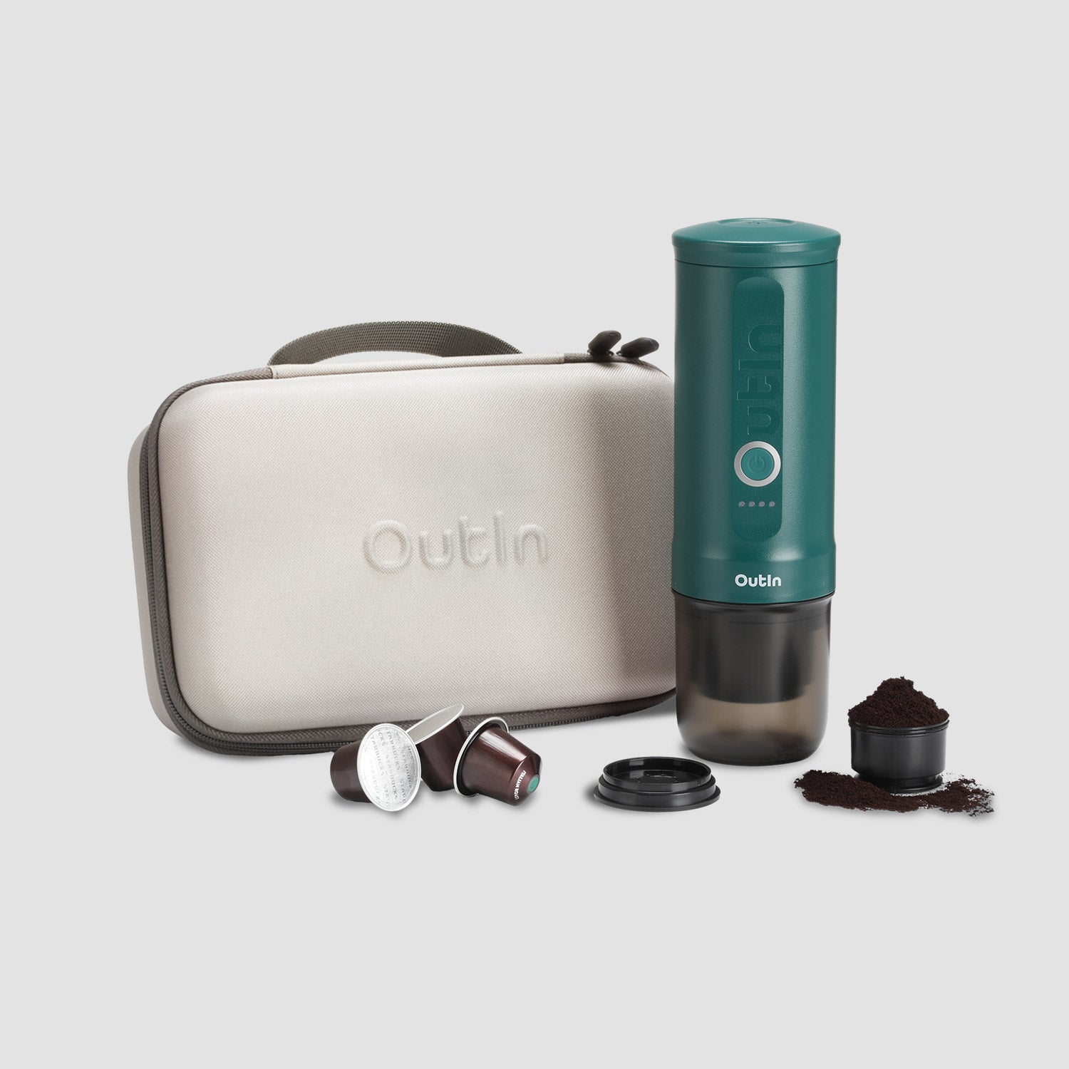 Nano Portable Espresso Machine (Outin Teal)